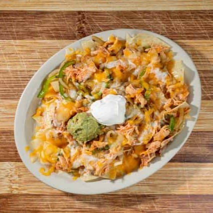 Pecina's Deluxe Nachos.