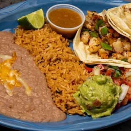 Shrimp Taco Dinner.